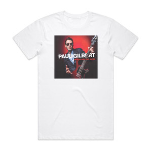 Paul Gilbert Behold Electric Guitar Album Cover T-Shirt White Paul Gilbert Behold Electric Guitar Album Cover T-Shirt White