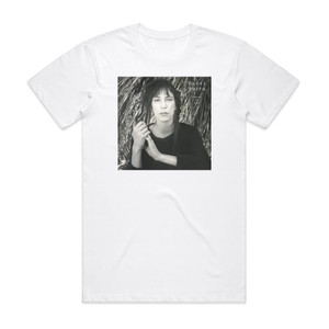 Patti Smith Dream Of Life Album Cover T-Shirt White Patti Smith Dream Of Life Album Cover T-Shirt White