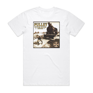 Pulley Esteem Driven Engine Album Cover T-Shirt White Pulley Esteem Driven Engine Album Cover T-Shirt White