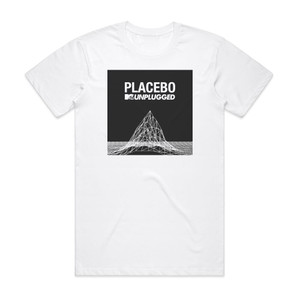 Placebo Mtv Unplugged Album Cover T-Shirt White Placebo Mtv Unplugged Album Cover T-Shirt White
