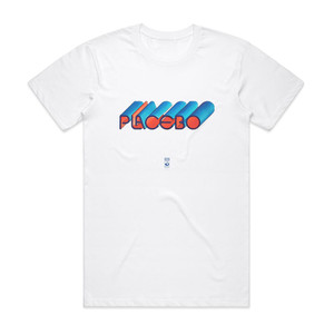 Placebo Placebo 3 Album Cover T-Shirt White Placebo Placebo 3 Album Cover T-Shirt White