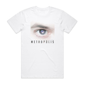 Peter Cincotti Metropolis Album Cover T-Shirt White Peter Cincotti Metropolis Album Cover T-Shirt White