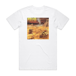 Pyramid Pyramid Album Cover T-Shirt White Pyramid Pyramid Album Cover T-Shirt White