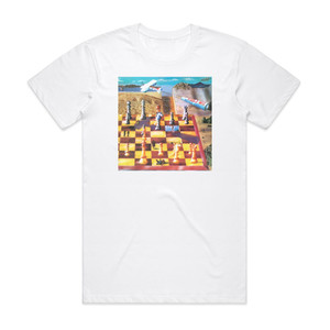 Peter Hammill Fools Mate Album Cover T-Shirt White Peter Hammill Fools Mate Album Cover T-Shirt White