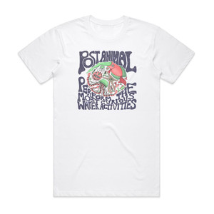 Post Animal Perform The Most Curious Water Activities Album Cover T-Shirt White