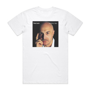 Pete Levin A Solitary Man Album Cover T-Shirt White