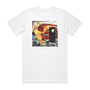 Percy Jones Tunnels Percy Jones Album Cover T-Shirt White Percy Jones Tunnels Percy Jones Album Cover T-Shirt White