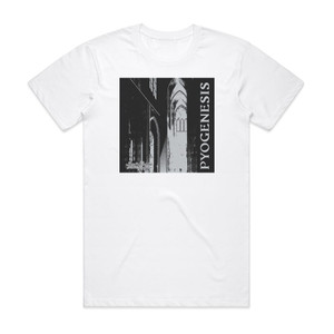 Pyogenesis Ignis Creatio Album Cover T-Shirt White Pyogenesis Ignis Creatio Album Cover T-Shirt White