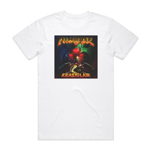 Powerglove Kraids Lair Album Cover T-Shirt White Powerglove Kraids Lair Album Cover T-Shirt White