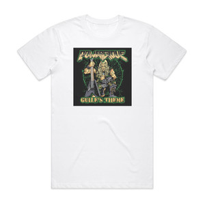 Powerglove Guiles Theme Album Cover T-Shirt White Powerglove Guiles Theme Album Cover T-Shirt White