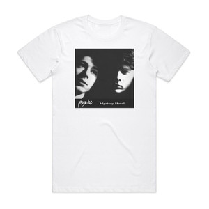 Psyche Mystery Hotel Album Cover T-Shirt White Psyche Mystery Hotel Album Cover T-Shirt White