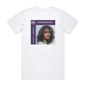 Peter Frampton Classics Volume 12 Album Cover T-Shirt White Peter Frampton Classics Volume 12 Album Cover T-Shirt White