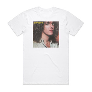 Peter Frampton Where I Should Be 1 Album Cover T-Shirt White Peter Frampton Where I Should Be 1 Album Cover T-Shirt White