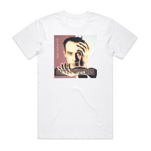 Peter Murphy All Night Long Album Cover T-Shirt White Peter Murphy All Night Long Album Cover T-Shirt White