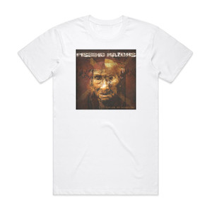 Pissing Razors Fields Of Disbelief Album Cover T-Shirt White Pissing Razors Fields Of Disbelief Album Cover T-Shirt White