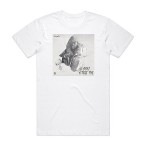 Poundz No Smoke Without Fire Album Cover T-Shirt White Poundz No Smoke Without Fire Album Cover T-Shirt White