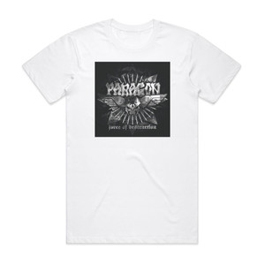 Paragon Force Of Destruction Album Cover T-Shirt White Paragon Force Of Destruction Album Cover T-Shirt White