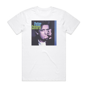 Peter Cetera Solitude Solitaire Album Cover T-Shirt White Peter Cetera Solitude Solitaire Album Cover T-Shirt White
