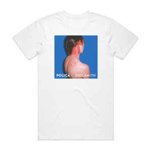 Polica Shulamith Album Cover T-Shirt White Polica Shulamith Album Cover T-Shirt White