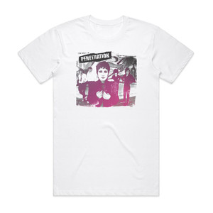 Penetration The Best Of Penetration Album Cover T-Shirt White Penetration The Best Of Penetration Album Cover T-Shirt White