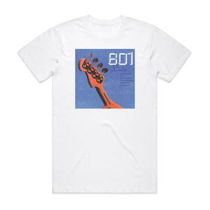 Phil Manzanera 801 Live Album Cover T-Shirt White Phil Manzanera 801 Live Album Cover T-Shirt White