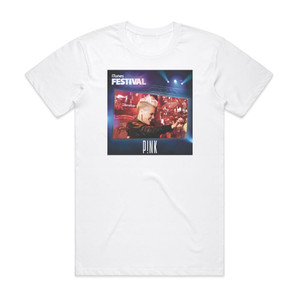 Pink Itunes Festival London 2012 Album Cover T-Shirt White Pink Itunes Festival London 2012 Album Cover T-Shirt White