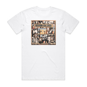 Puddle of Mudd Life On Display Album Cover T-Shirt White Puddle of Mudd Life On Display Album Cover T-Shirt White