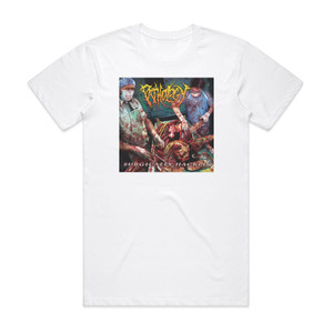 Pathology Surgically Hacked Album Cover T-Shirt White Pathology Surgically Hacked Album Cover T-Shirt White