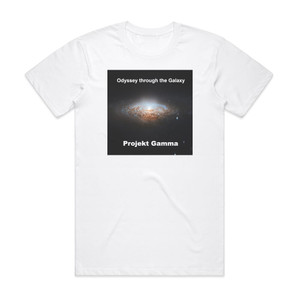 Projekt Gamma Odyssey Through The Galaxy Album Cover T-Shirt White