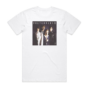 Pretenders Pretenders Ii 1 Album Cover T-Shirt White Pretenders Pretenders Ii 1 Album Cover T-Shirt White