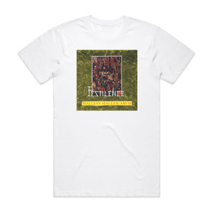 Pestilence Malleus Maleficarum Album Cover T-Shirt White Pestilence Malleus Maleficarum Album Cover T-Shirt White