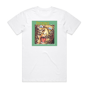 Pestilence Consuming Impulse 1 Album Cover T-Shirt White Pestilence Consuming Impulse 1 Album Cover T-Shirt White