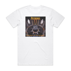 Pestilence Testimony Of The Ancients Album Cover T-Shirt White