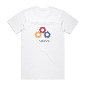 Pyramaxx Move Album Cover T-Shirt White Pyramaxx Move Album Cover T-Shirt White