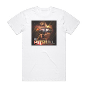 Pitbull Planet Pit 1 Album Cover T-Shirt White Pitbull Planet Pit 1 Album Cover T-Shirt White