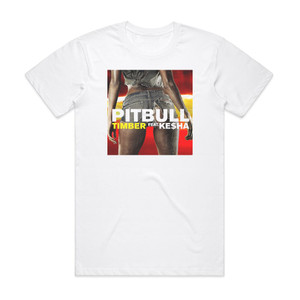 Pitbull Timber Album Cover T-Shirt White