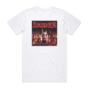Punisher Corruption Of Blood Album Cover T-Shirt White Punisher Corruption Of Blood Album Cover T-Shirt White