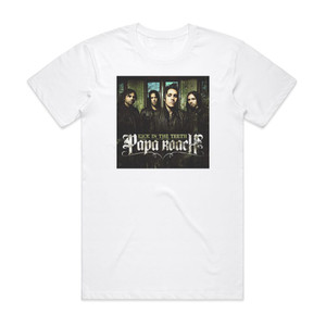 Papa Roach Kick In The Teeth Album Cover T-Shirt White Papa Roach Kick In The Teeth Album Cover T-Shirt White