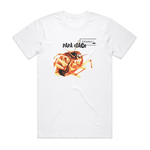 Papa Roach Infest 1 Album Cover T-Shirt White Papa Roach Infest 1 Album Cover T-Shirt White