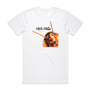 Papa Roach Last Resort Album Cover T-Shirt White Papa Roach Last Resort Album Cover T-Shirt White