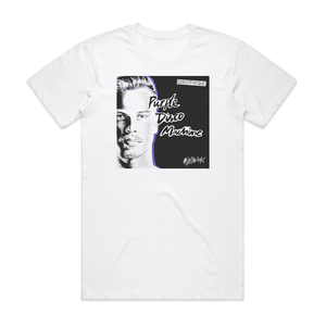 Purple Disco Machine Discotheque Album Cover T-Shirt White Purple Disco Machine Discotheque Album Cover T-Shirt White