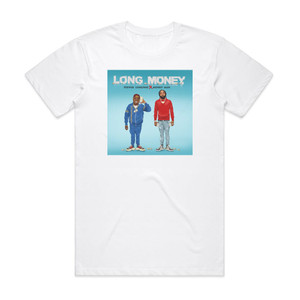 Peewee Longway Long Money Album Cover T-Shirt White Peewee Longway Long Money Album Cover T-Shirt White