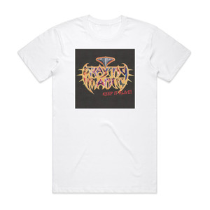 Praying Mantis Keep It Alive Album Cover T-Shirt White Praying Mantis Keep It Alive Album Cover T-Shirt White