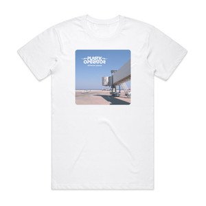 Plastic Operator Different Places Album Cover T-Shirt White Plastic Operator Different Places Album Cover T-Shirt White