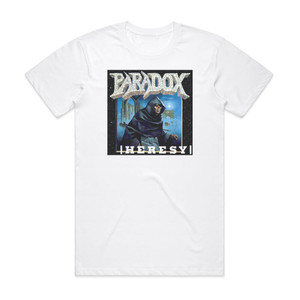 Paradox Heresy Album Cover T-Shirt White Paradox Heresy Album Cover T-Shirt White
