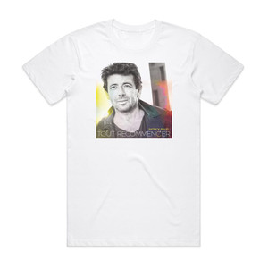 Patrick Bruel Tout Recommencer Album Cover T-Shirt White Patrick Bruel Tout Recommencer Album Cover T-Shirt White