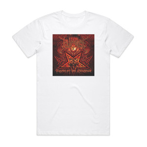 Polterchrist Badge Of The Assassin Album Cover T-Shirt White Polterchrist Badge Of The Assassin Album Cover T-Shirt White