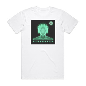 Priest Cyberhead 1 Album Cover T-Shirt White Priest Cyberhead 1 Album Cover T-Shirt White