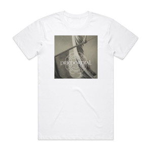 Primordial To The Nameless Dead Album Cover T-Shirt White Primordial To The Nameless Dead Album Cover T-Shirt White