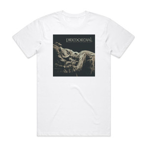 Primordial Where Greater Men Have Fallen Album Cover T-Shirt White Primordial Where Greater Men Have Fallen Album Cover T-Shirt White
